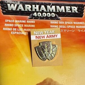 2022 Warhammer Pin - New Year, New Army